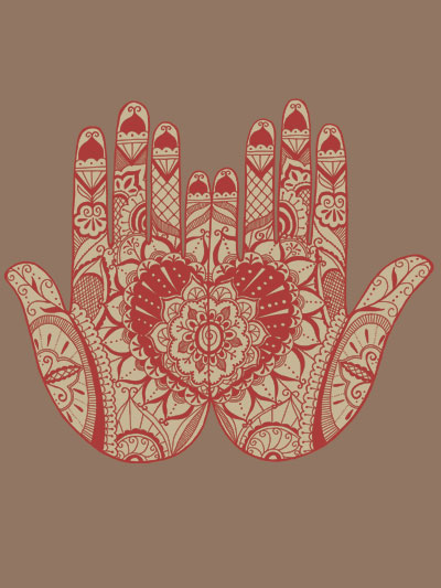 mehndi hands