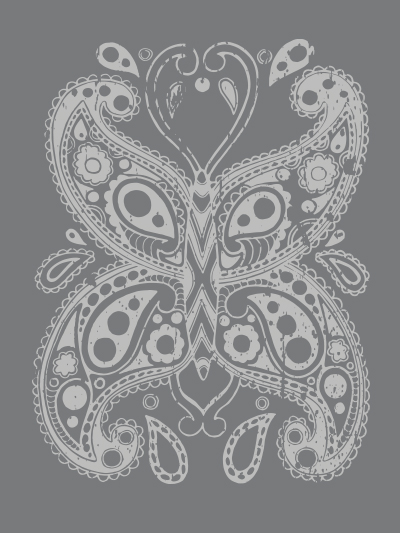 paisley butterfly