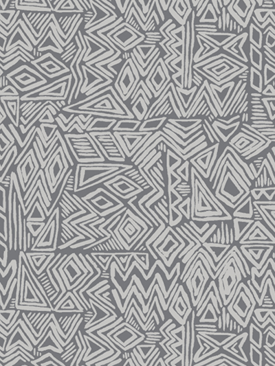 gray geo print