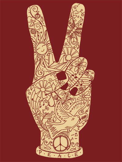 peace fingers