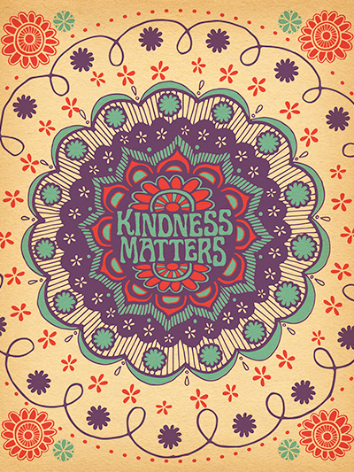 art print poster - kindness matters