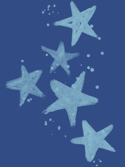 watercolor stars
