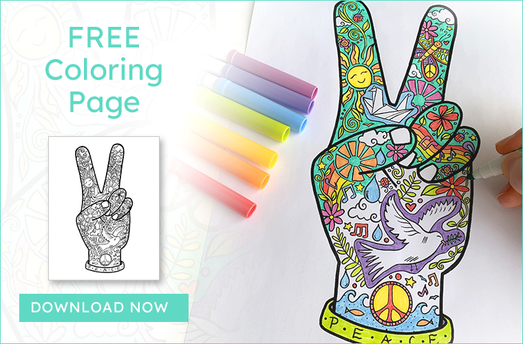 coloring page blog post